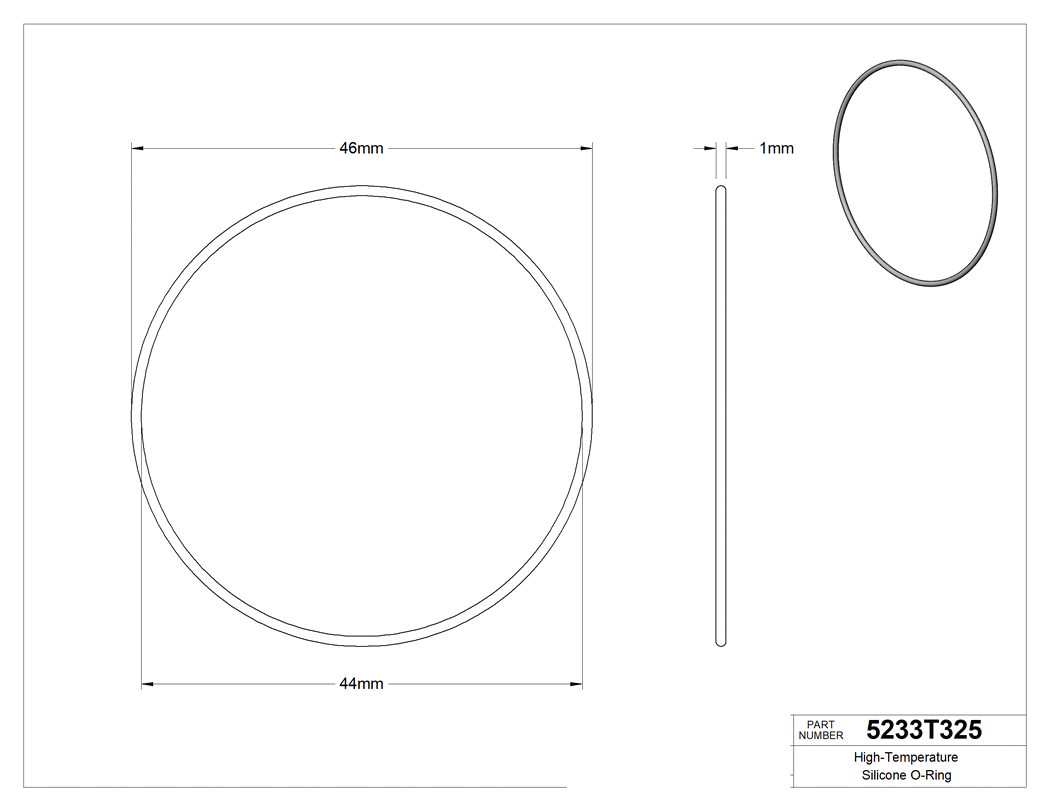 Technical drawing - 5233T325